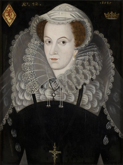 Portrait of Mary, Queen of Scots (1542-1587) by After Rowland Lockley